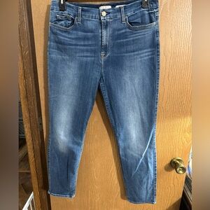 Jen7 for All Mankind Women's Leopard Ankle Skinny Jeans, Size 12